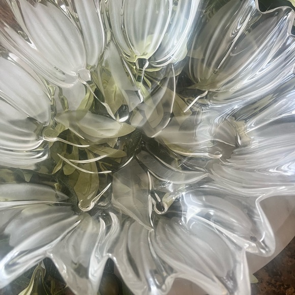 Beautiful Decor Walther glass “Sylvia” satin glass bowl. EUC - Picture 5 of 5